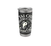 Club Social de Instructores de Tai Chi Vaso térmico de acero inoxidable de doble pared
