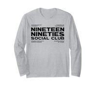 Club Social de los Noventa (Declaración de los 90) Manga Larga