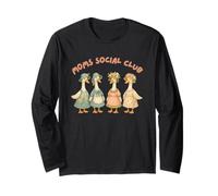 Club social de mamás, 4 gansos vestidos Manga Larga