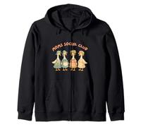 Club social de mamás, 4 gansos vestidos Sudadera con Capucha