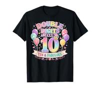 Club Ten de Dos dígitos y un Fabuloso arcoíris gráfico en Colores Pastel Camiseta