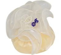 Club Verde cordón de Organza Cuadrado servilleta, Marfil, 300 x 300 mm, 10 Unidades