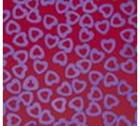 Club Verde metálico Confeti Hollow corazón, Morado, 10 Unidades