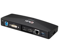 CLUB3D 4K DOCKINGSTATION USB3 ->3XUSB3/HDMI/DP/DVI/Black Retail