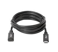 CLUB3D Cable de extensión USB tipo C Gen1 5Gbps 60W (20V/3A) 4K60Hz Macho/B 2 m