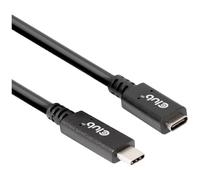 CLUB3D Cable de extensión USB tipo C Gen1 5Gbps 60W (20V/3A) 4K60Hz Macho/B 2 m