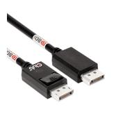 Club3D CAC-1092 DisplayPort™ 2.1 Cable bidireccional certificado VESA DP80 4K240Hz, 8K60Hz o 10K60Hz M/M 1.6m