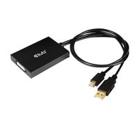 CLUB3D - cac-1130 0,6 m MiniDP/USB-A DVI-D Negro