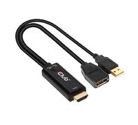 Club3D CAC-1331 - Adaptador activo de HDMI a DisplayPort 1.2 4K60Hz M/F