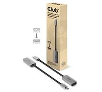 CLUB 3D CAC-1567 Adaptador DE Cable USB Type C DISPLAYPORT Negro, Plata