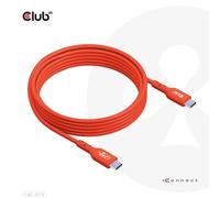 CLUB3D - CAC-1573 cable USB USB4 Gen 2x2 2 m USB C Rojo