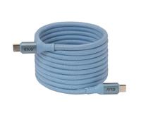 Club3D CAC-3030 USB-C - Bobina magnética (240 W, PD3.1, cable azul, carga rápida de 2 m)