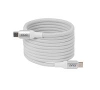 Club3D CAC-3032 USB-C - Bobina magnética (240 W, PD3.1, cable blanco, carga rápida de 2 m)