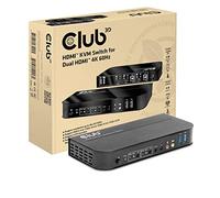 C3D CSV-1382 - Conmutador KVM de 2 puertos, HDMI, USB, audio