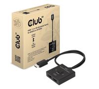 Club3D CSV-1384 HDMI™ Conmutador bidireccional 2 en 1 para 8K60Hz o 4K120Hz