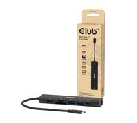 Club3D CSV-2553 USB C® 7 en 1 Hub = >HDMI™4K60Hz/SD-TF, 2X USB A/USB C PD/RJ45