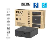 Club3d csv-2562 docking station 13-1 thunderbolt? 5 m.2 ssd 2x hdmi?