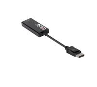 CLUB3D DisplayPort 1.2 a HDMI 2.0 UHD Adaptador Activo - Adaptador para cable (Displayport 1.2, HDMI 2.0, Male connector / Female connector, 0,21 m, Negro)