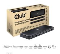 CLUB3D Dockingstation Thunderbolt 4 Certificada 11 en 1 Universal Schwarz