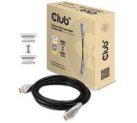CLUB3D HDMI™ 2.0 High Speed Cable 3Meter UHD 4K/60Hz - Adaptador para cable (Macho/Macho, Negro, Plata, Oro, 3840 x 2160 Pixeles, 3840 x 2160 Pixeles, ROHS, FCC nd CE EMI, Premium Certification by HDMI.org)