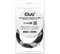 CLUB3D Mini DisplayPort to DisplayPort 1.2 M/M 2m/6.56ft 4K60Hz - Cables displayport (2 m, Mini DisplayPort, DisplayPort, Macho, Macho, Cobre)
