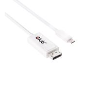 CLUB3D USB 3.1 Type C Cable to DisplayPort 1.2 UHD Adapter - Adaptador para Cabl