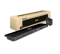 Club3D USB Gen1 Tipo C Triple Display Dynamic PD Charging Dock con Cargador de 65 W