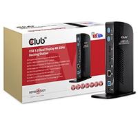 Club3d usb3.2 gen1 type a or c dual display 4k60hz docking station dis