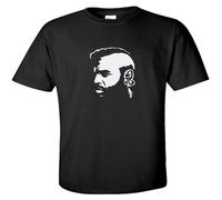 Clubber Camiseta larga Rocky 3 Mr T A Team 80S Movie Camiseta Casual Cuello Redondo Negro, Negro , L