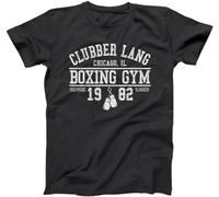 Clubber Lang Boxing Gym Retro Rocky 80S Workout Gym Unisex 100% Cotton Short-Sleeve T-Shirts Black S