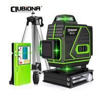 Clubiona 4D 16 líneas 1PC o 2PC Baterías Nivel láser verde profesional con control remoto y modo de pulso ME16G-DC11G-H15