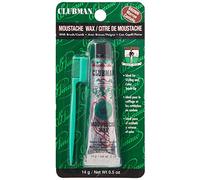 Clubman Pinaud Moustache Wax with Free Brush/Comb Applicator, Brown, 0.5-Ounce (Pack of 3) by Pinaud Clubman