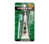 Clubman Pinaud Moustache Wax with Free Brush/Comb Applicator, Chestnut, 0.5 Ounce by Pinaud Clubman