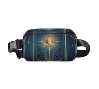 Clubs - Bolso bandolera para hombre y mujer, accesorio de viaje con correa ajustable para viajes, vacaciones, correr, club, tarrojo, talla 1, Club Tarot, tamaño único