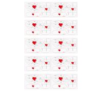 Clubs Tape De Golf, Retroalimentación Instantánea De Swing, 10 Piezas, Cinta De Impacto De La Cara Del Club De Golf, Práctica De Swing Y Ayuda De Entrenamiento, Para Encontrar El Punto Óptimo, Para Lo