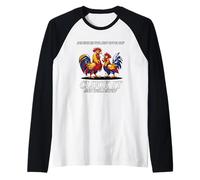 Cluck It And Walk Away Humor divertido Camiseta Manga Raglan