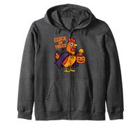 Cluck or Treat Funny Chicken Halloween Costume Art Sudadera con Capucha
