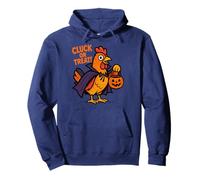 Cluck or Treat Funny Chicken Halloween Costume Art Sudadera con Capucha