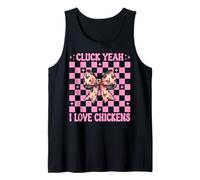 Cluck: Sí, me encantan Las gallinas, Divertida, Chicken Farm Chicken Girl Camiseta sin Mangas