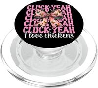 Cluck: Sí, me encantan Las gallinas, Divertida, Chicken Farm Chicken Girl PopSockets PopGrip para MagSafe