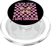 Cluck: Sí, me encantan Las gallinas, Divertida, Chicken Farm Chicken Girl PopSockets PopGrip para MagSafe