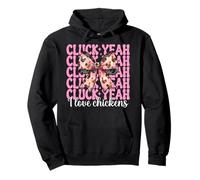 Cluck: Sí, me encantan Las gallinas, Divertida, Chicken Farm Chicken Girl Sudadera con Capucha