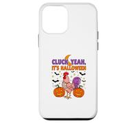 Cluck Yeah Its Halloween - Divertido diseño de gallina y gallina Carcasa para iPhone 12 mini