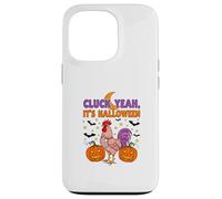 Cluck Yeah Its Halloween - Divertido diseño de gallina y gallina Carcasa para iPhone 13 Pro
