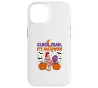 Cluck Yeah Its Halloween - Divertido diseño de gallina y gallina Carcasa para iPhone 14