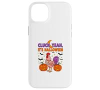 Cluck Yeah Its Halloween - Divertido diseño de gallina y gallina Carcasa para iPhone 14 Plus