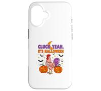 Cluck Yeah Its Halloween - Divertido diseño de gallina y gallina Carcasa para iPhone 16
