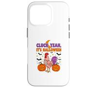 Cluck Yeah Its Halloween - Divertido diseño de gallina y gallina Carcasa para iPhone 16 Pro
