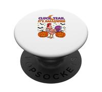 Cluck Yeah Its Halloween - Divertido diseño de gallina y gallina PopSockets PopGrip Adhesivo