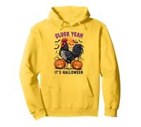 Cluck Yeah It's Halloween Rooster Moon Sudadera con Capucha
